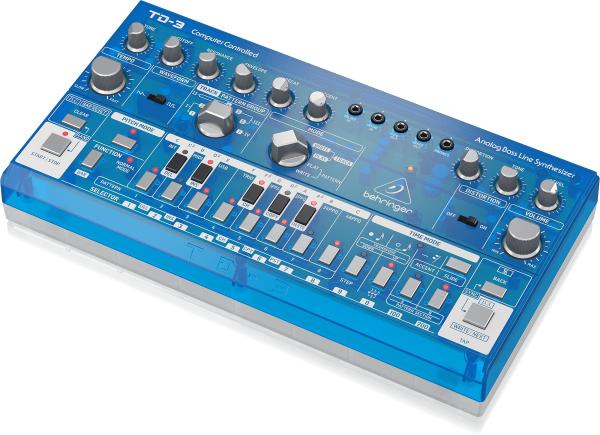 BEHRINGER TD-3 BB CELESTE SINTETIZZATORE ANALOGICO DI BASSI CON STEP SEQUENCER ARPEGGIATORE E FILTRO RISONANTE