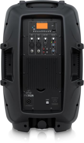 BEHRINGER PK112A CASSA ATTIVA 600W WOOFER 12" MIXER E PLAYER USB SD BLUETOOTH