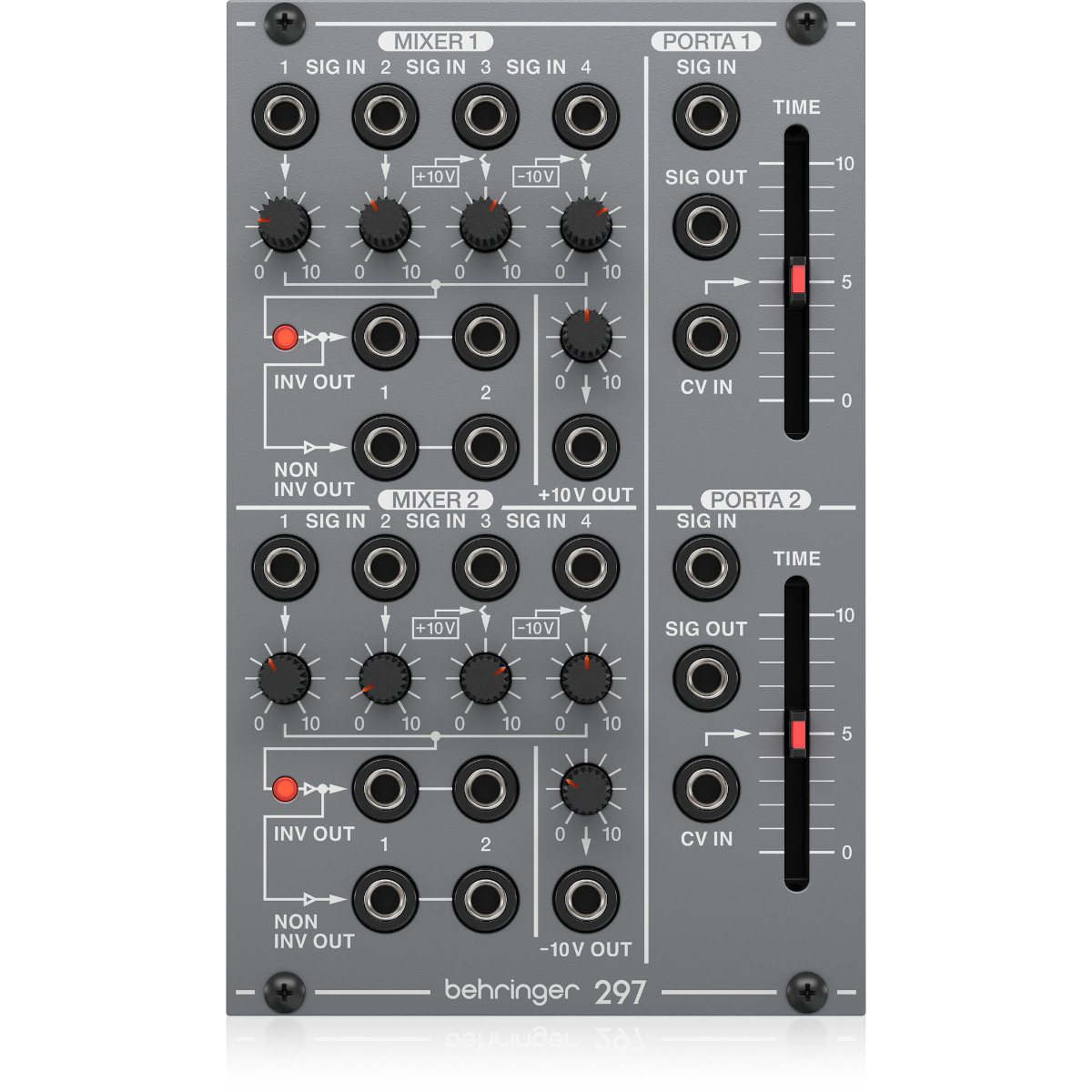BEHRINGER 297 DUAL PORTAMENTO-CV UTILITIES MODULO EURORACK SYSTEM 100