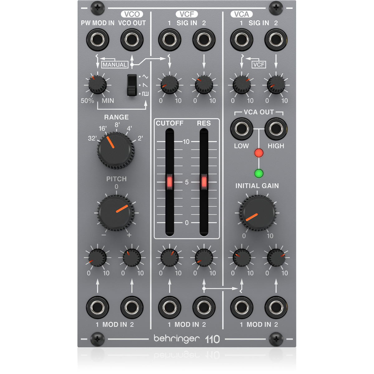 BEHRINGER 110 VCO-VCF-VCA MODULO EURORACK SYSTEM 100