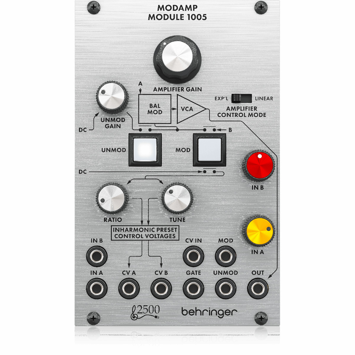 BEHRINGER 1005 MODAMP MODULE EURORACK 2500 SERIES