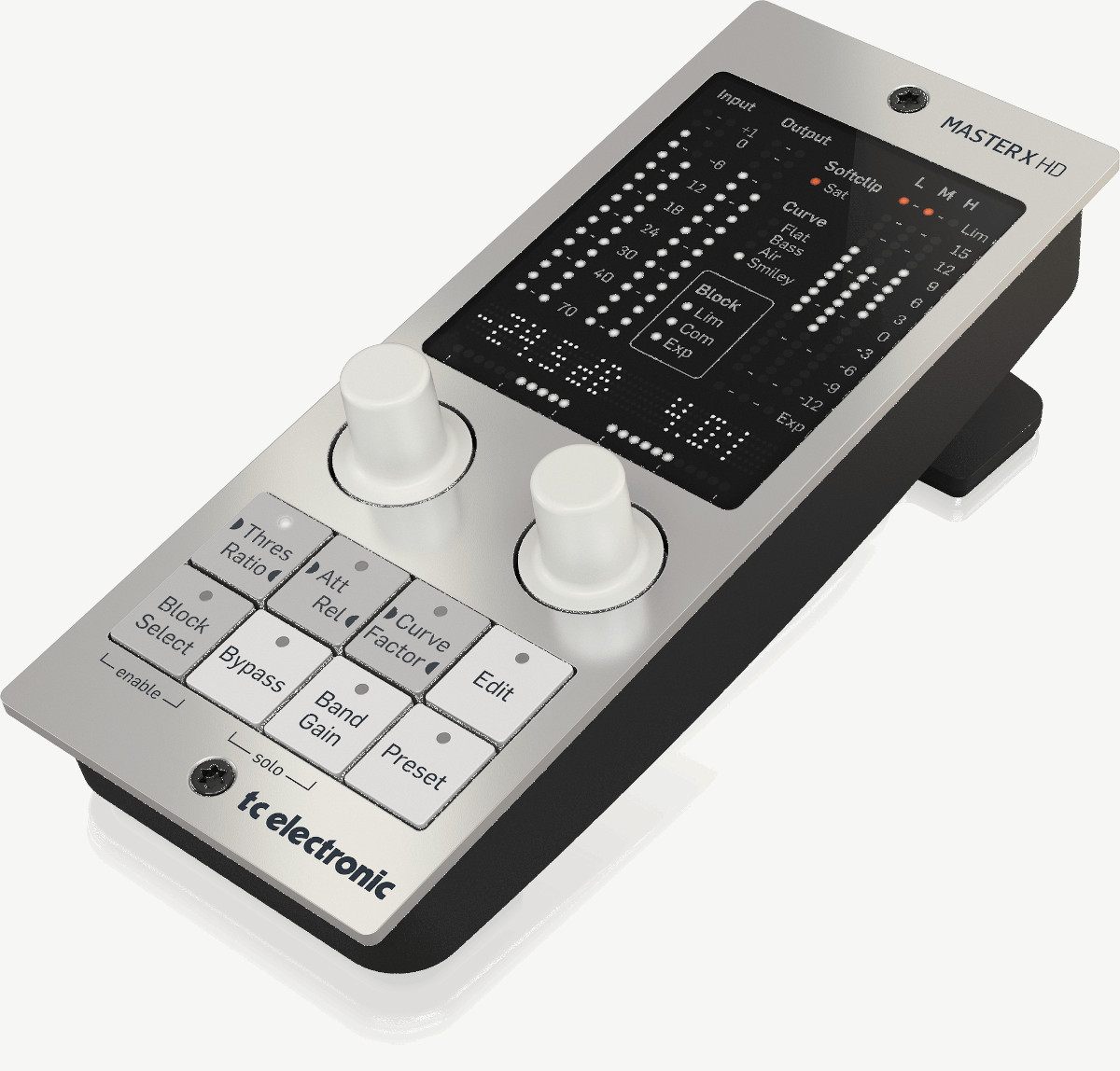 TC ELECTRONIC MASTER X HD NATIVE - MASTER X HD-DT CONTROLLER PLUG-IN ESPANSORE COMPRESSORE E LIMITER CON SUPERFICIE DI CONTROLLO