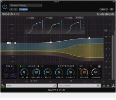 TC ELECTRONIC MASTER X HD NATIVE - MASTER X HD-DT CONTROLLER PLUG-IN ESPANSORE COMPRESSORE E LIMITER CON SUPERFICIE DI CONTROLLO