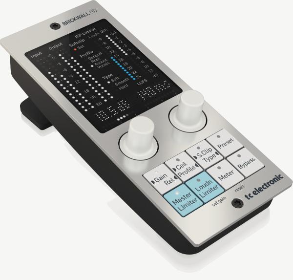 TC ELECTRONIC BRICKWALL HD NATIVE - BRICKWALL X HD-DT CONTROLLER LIMITER PLUG-IN CON INTERFACCIA DI CONTROLLO USB