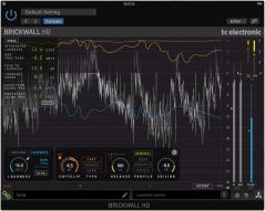 TC ELECTRONIC BRICKWALL HD NATIVE - BRICKWALL X HD-DT CONTROLLER LIMITER PLUG-IN CON INTERFACCIA DI CONTROLLO USB