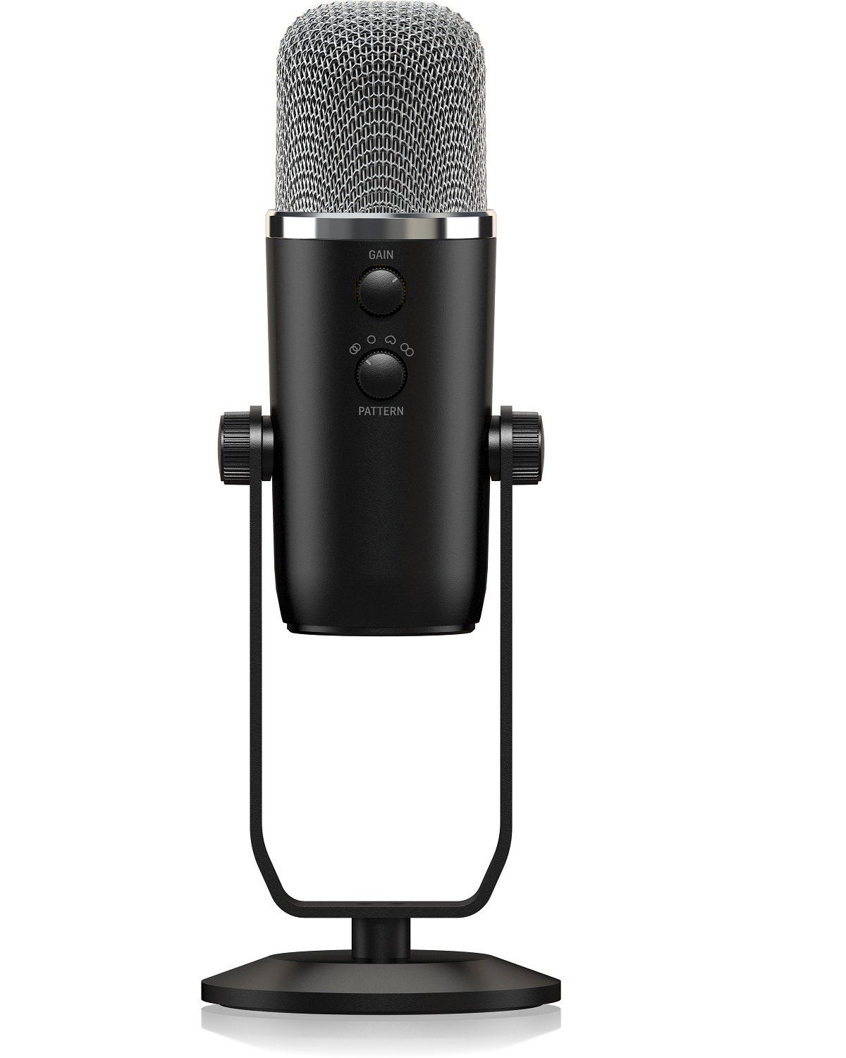 BEHRINGER BIGFOOT MICROFONO DA STUDIO USB CON 4 PATTERN CONTROLLO CUFFIA VOLUME MUTE