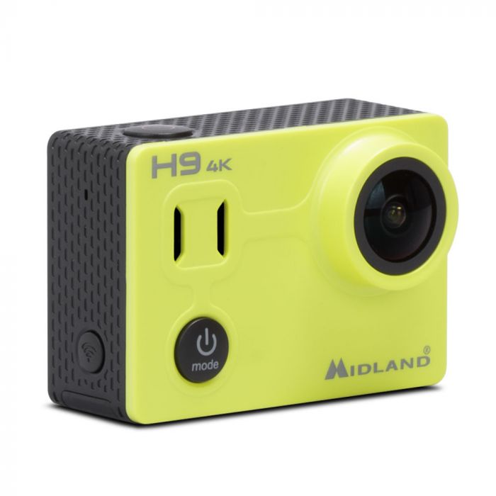 MIDLAND H9 ACTION CAMERA UHD 4K 30 FPS WATERPROOF 30MT BATTERIA LI-ION 1050MAH ACCESSORI