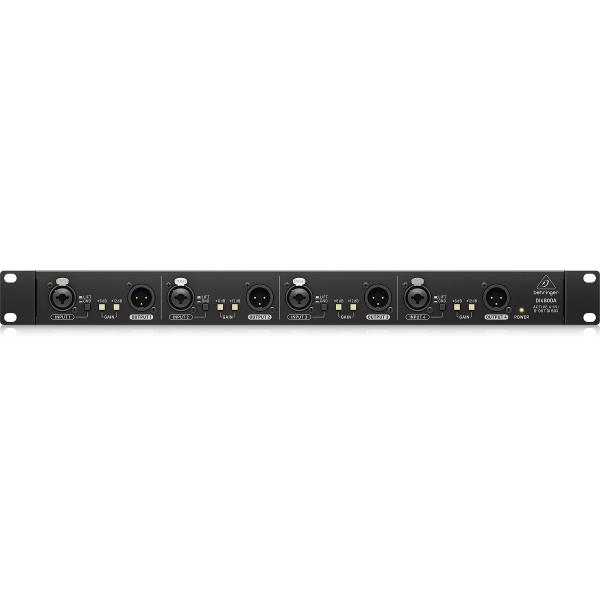 BEHRINGER DI4800A DIRECT BOX ULTRA DI-BOX ATTIVA 4 CANALI UNA UNITA RACK CONVERTITORE SEGNALE JACK A XLR