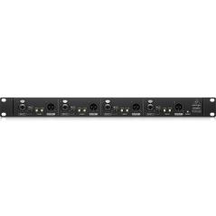 BEHRINGER DI4800A DIRECT BOX ULTRA DI-BOX ATTIVA 4 CANALI UNA UNITA RACK CONVERTITORE SEGNALE JACK A XLR