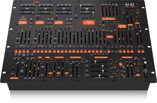 BEHRINGER 2600 SINTETIZZATORE DESKTOP ANALOGICO SEMI-MODULARE 3 VCO - VCF MULTI-MODALE