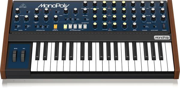 BEHRINGER MONOPOLY SINTETIZZATORE ANALOGICO POLIFONICO 37 TASTI A 4 VOCI