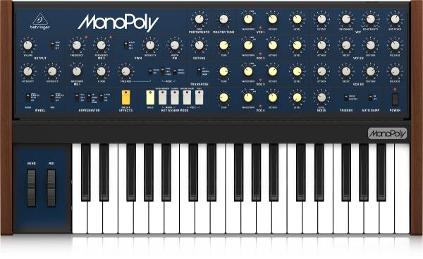 BEHRINGER MONOPOLY SINTETIZZATORE ANALOGICO POLIFONICO 37 TASTI A 4 VOCI