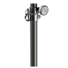 GRAVITY LS 331 B SUPPORTO PER ILLUMINAZIONE O SPEAKER CON BASE QUADRATA IN ACCIAIO