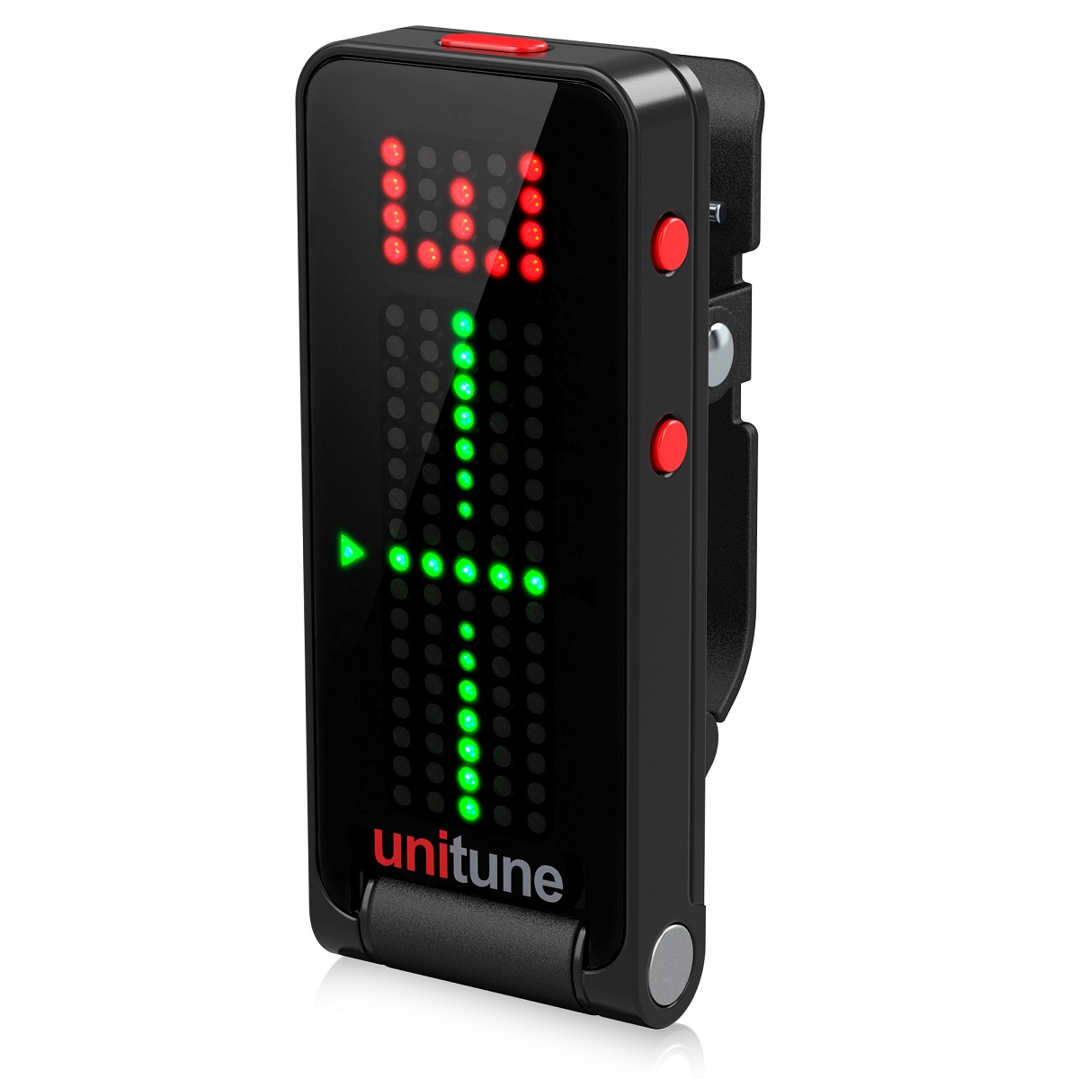 TC ELECTRONIC UNITUNE CLIP NOIR ACCORDATORE STROBO CROMATICO NERO