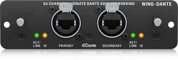 BEHRINGER WING-DANTE SCHEDA ESPANSIONE 64x64 CANALI PER MIXER WING