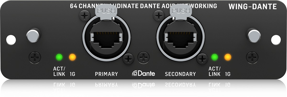 BEHRINGER WING-DANTE SCHEDA ESPANSIONE 64x64 CANALI PER MIXER WING