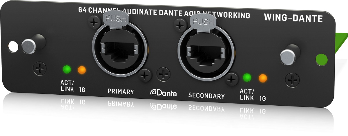 BEHRINGER WING-DANTE SCHEDA ESPANSIONE 64x64 CANALI PER MIXER WING