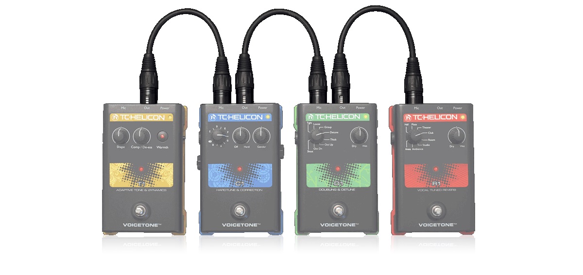 TC HELICON VOICETONE SINGLES CONNECTION KIT SET ALIMENTAZIONE PEDALI VOICETONE