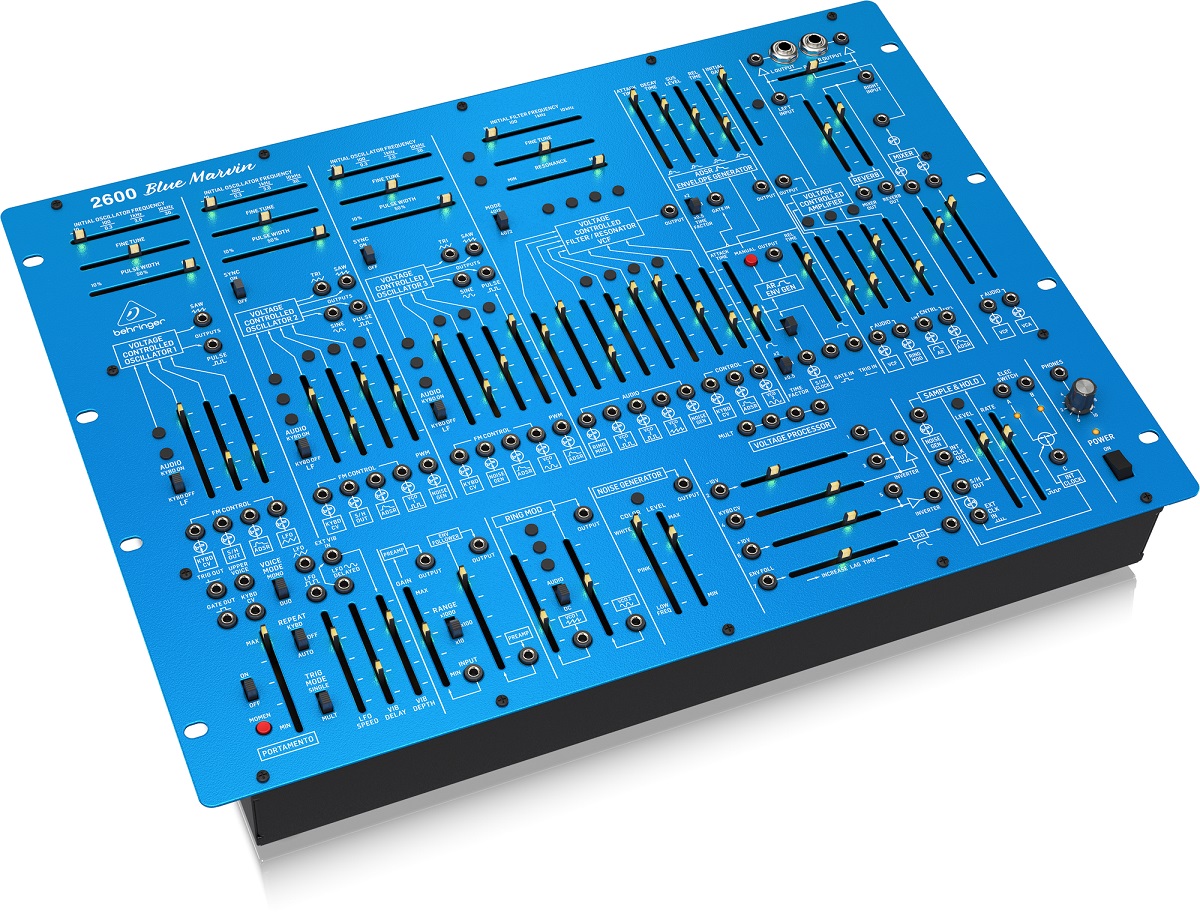 BEHRINGER 2600 BLUE MARVIN SINTETIZZATORE DESKTOP ANALOGICO SEMI-MODULARE MULTI-MODALE