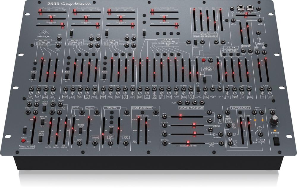BEHRINGER 2600 GRAY MEANIE SINTETIZZATORE DESKTOP ANALOGICO SEMI-MODULARE MULTI-MODALE