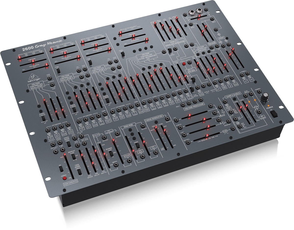 BEHRINGER 2600 GRAY MEANIE SINTETIZZATORE DESKTOP ANALOGICO SEMI-MODULARE MULTI-MODALE