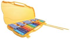 GEWA MUSIC GEWA 847002 METALLOFONO 25 CHIAVI PIASTRE COLORATE SOL 5-7 CON BATTENTI + ASTUCCIO IN PLASTICA