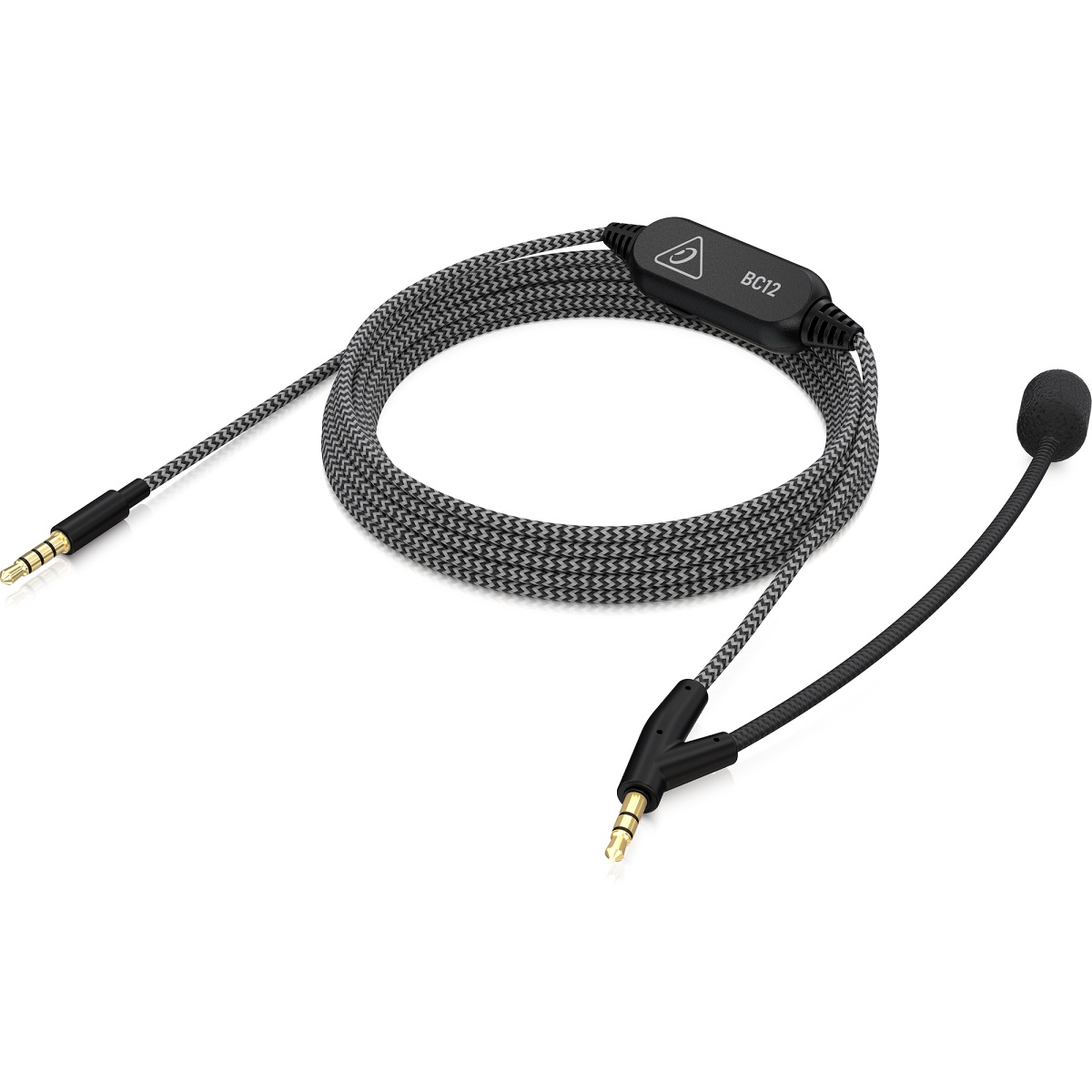 BEHRINGER BC12 PROLUNGA CAVO CUFFIE UNIVERSALE CON MICROFONO AD ASTA E CONTROLLO VOLUME