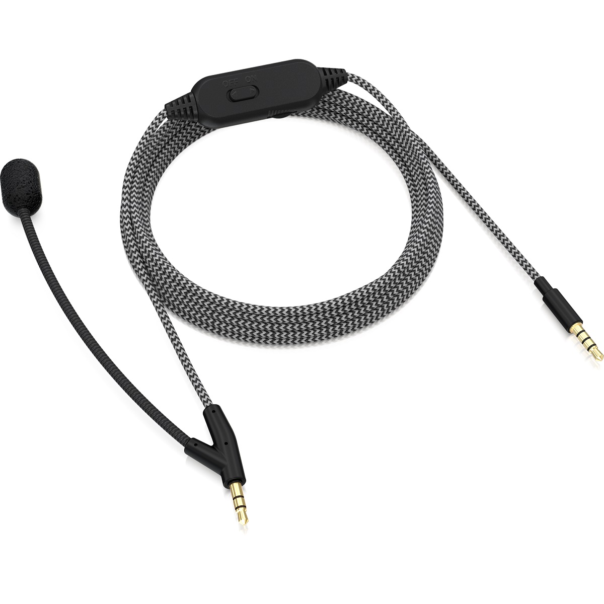 BEHRINGER BC12 PROLUNGA CAVO CUFFIE UNIVERSALE CON MICROFONO AD ASTA E CONTROLLO VOLUME