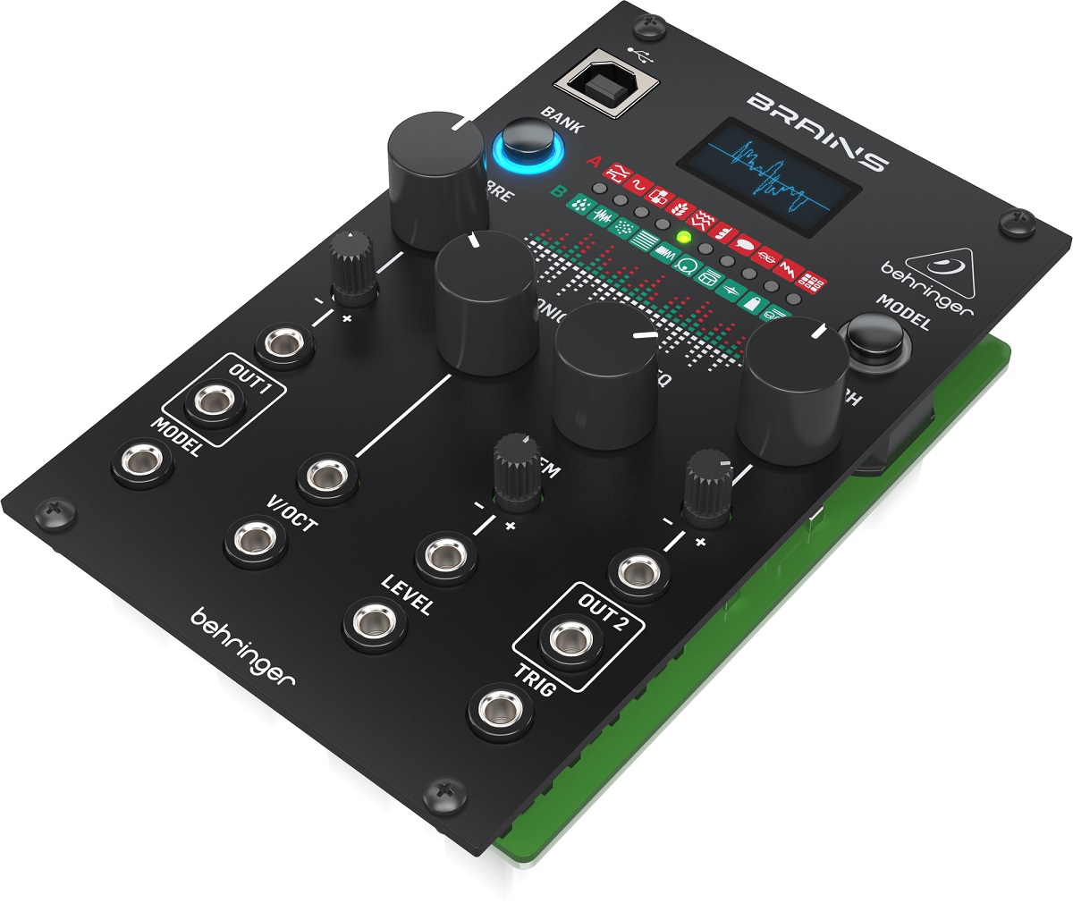 BEHRINGER BRAINS MODULO OSCILLATORE 20 MOTORI SINTESI OSCILLOSCOPIO OLED