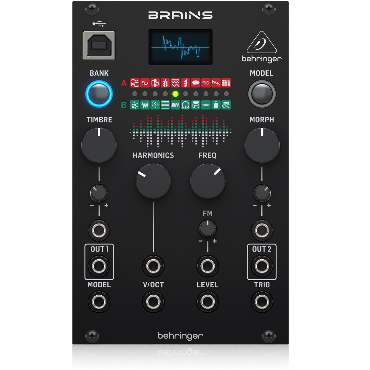 BEHRINGER BRAINS MODULO OSCILLATORE 20 MOTORI SINTESI OSCILLOSCOPIO OLED
