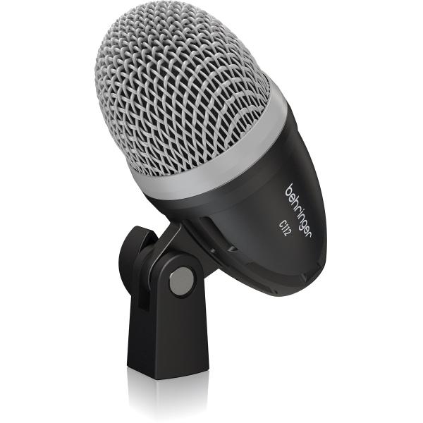 BEHRINGER C112 MICROFONO DINAMICO PER GRANCASSA CON CUSTODIA CLAMP ADATATTORE