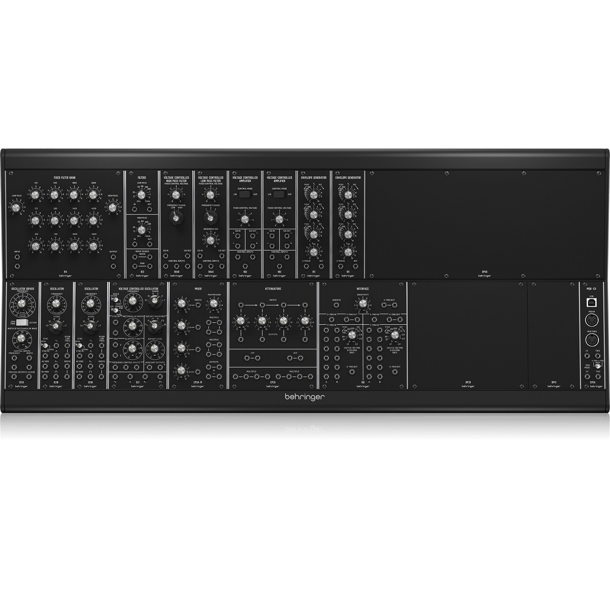 BEHRINGER SYSTEM 15 SINTETIZZATORE MODULARE 16 MODULI DA MIDI A CV SU EURORACK GO