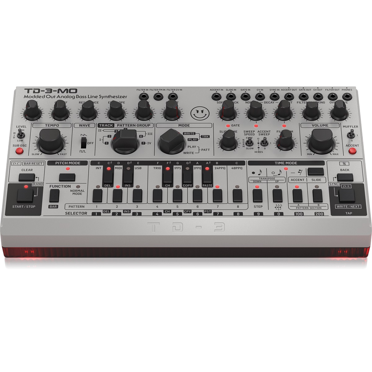 BEHRINGER TD-3-MO-SR SINTETIZZATORE ANALOGICO DI BASSI CON VCO VCF MIDI