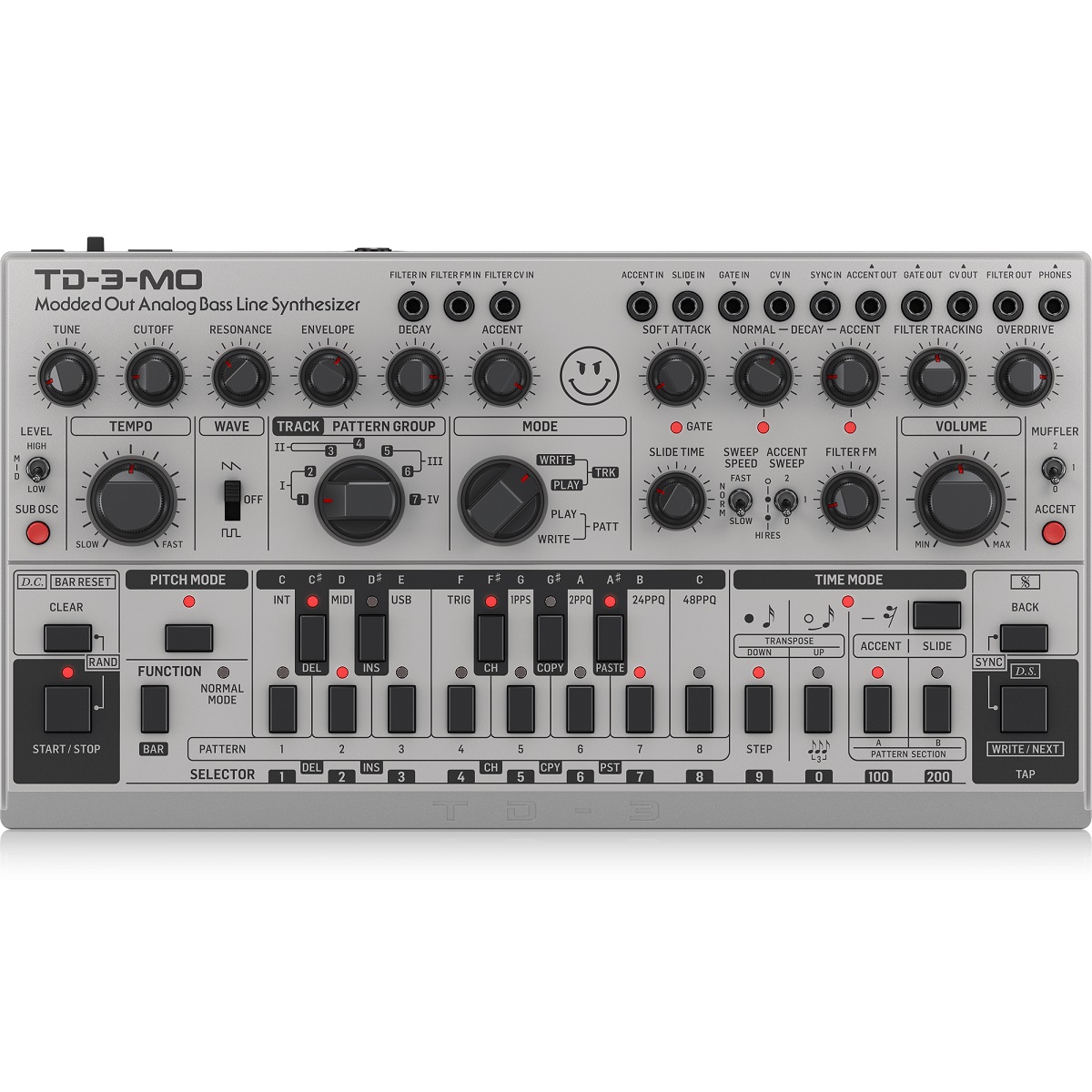 BEHRINGER TD-3-MO-SR SINTETIZZATORE ANALOGICO DI BASSI CON VCO VCF MIDI