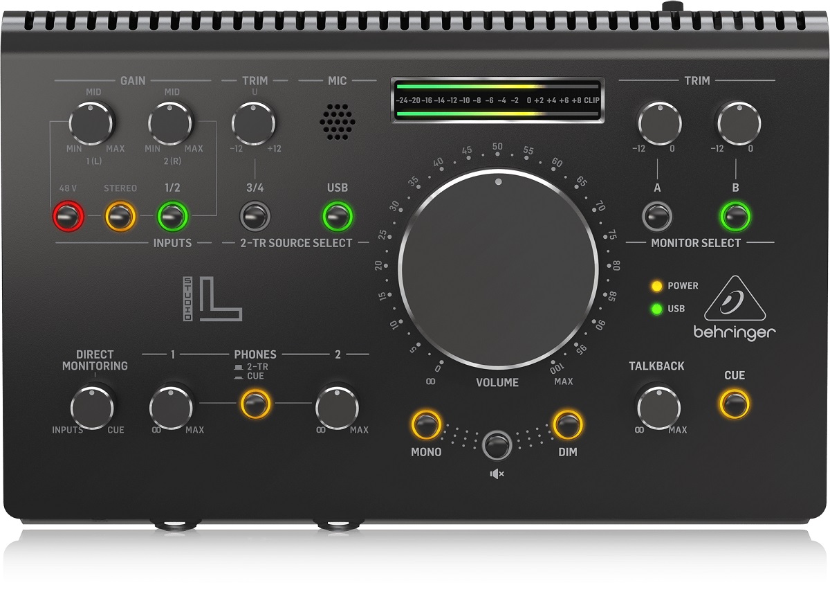 BEHRINGER STUDIO L CONTROLLER MONITOR PRE MIDAS INTERFACCIA AUDIO USB