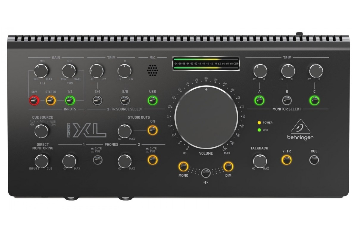 BEHRINGER STUDIO XL CONTROLLER MONITOR PRE MIDAS INTERFACCIA AUDIO USB