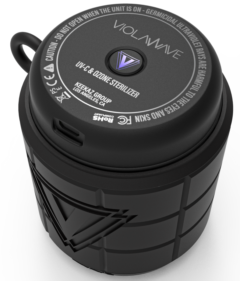 VIOLAWAVE GRENADE STERILIZZATORE UV ANTI COVID PER PICCOLI MICROFONI E IN EAR MONITOR