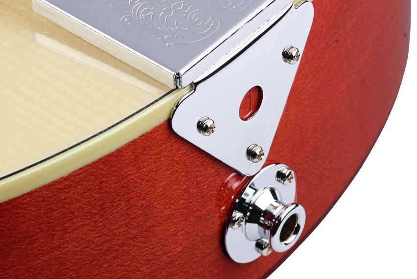 HORA MANDOLINO PORTOGHESE 1-PF MADE IN EUROPE IN MASSELLO FISHMAN PRESYS 101 TOP ABETE E ACERO FONDO FASCE MANICO SCALA 332mm