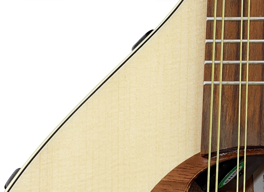 HORA MANDOLINO PORTOGHESE 2 MADE IN EUROPE IN MASSELLO TOP ABETE E ACERO FONDO FASCE MANICO SCALA 332mm