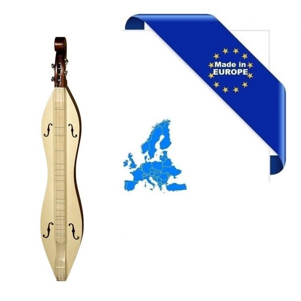 HORA APPALACHIAN DULCIMER GRANDE TOP ABETE FONDO LIME FASCE E MANICO ACERO SCALA 685MM + BORSA
