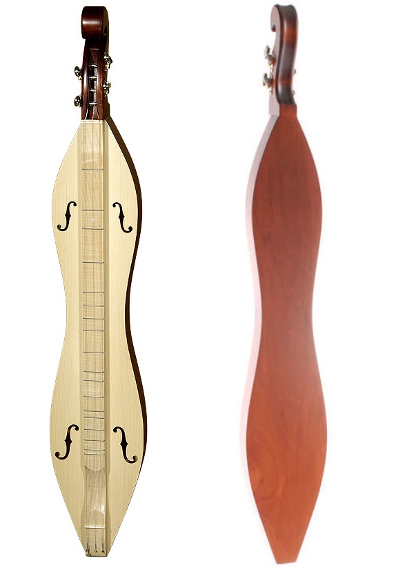 HORA APPALACHIAN DULCIMER GRANDE TOP ABETE FONDO LIME FASCE E MANICO ACERO SCALA 685MM + BORSA
