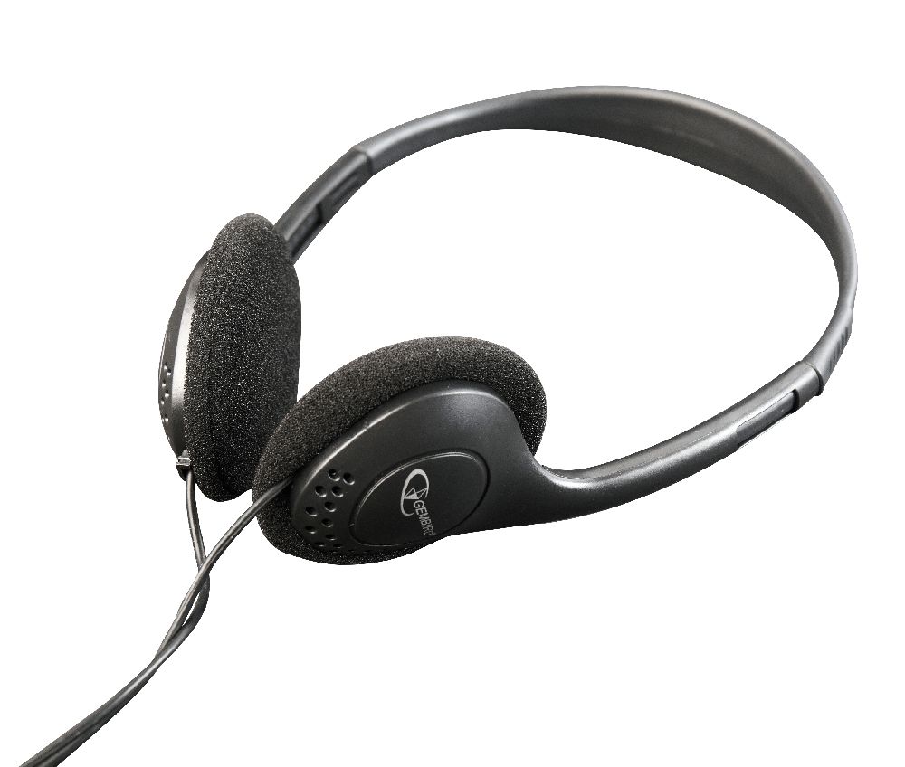 GEMBIRD CUFFIE STEREO CON CONTROLLO VOLUME, COLORE NERO