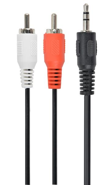 CABLEXPERT 3 5 MM STEREO TO RCA PLUG CABLE, 2 5 M