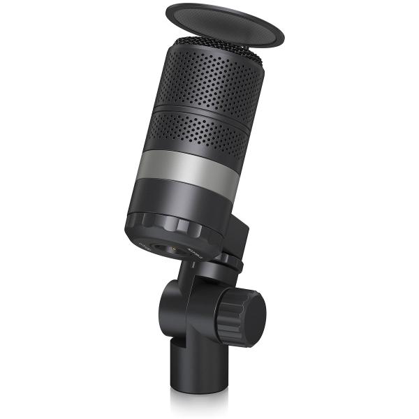 TC HELICON GO XLR MIC MICROFONO BROADCAST NERO CON POP FILTER