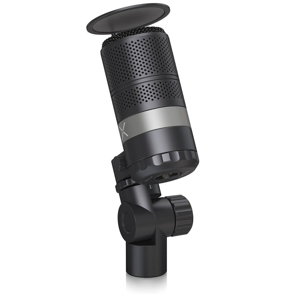 TC HELICON GO XLR MIC MICROFONO BROADCAST NERO CON POP FILTER