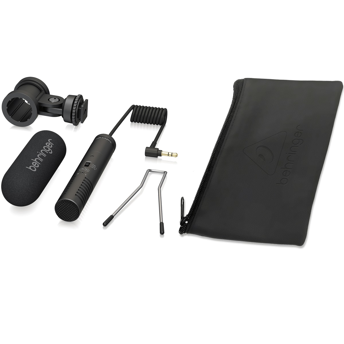 BEHRINGER VIDEO MIC X1 MICROFONO PER VIDEOCAMERA A CONDENSATORE XY DOPPIA CAPSULA