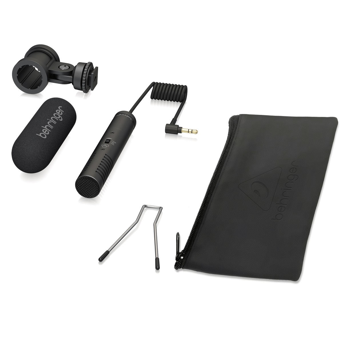 BEHRINGER VIDEO MIC MS MICROFONO PER VIDEOCAMERA A CONDENSATORE MID-SIDE DOPPIA CAPSULA