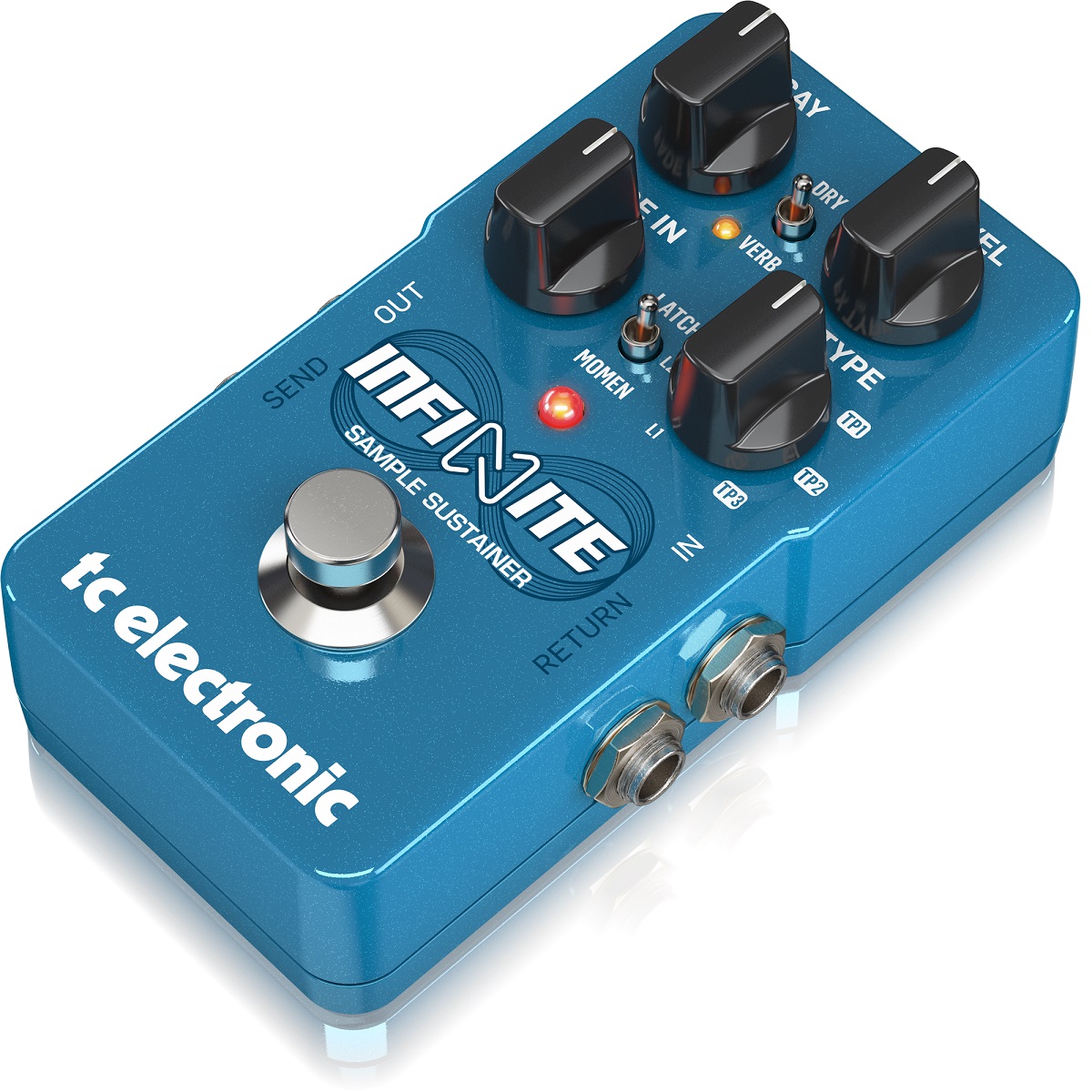 TC ELECTRONIC INFINITE SAMPLE SUSTAINER CAMPIONATORE FX LOOP REVERB E MODULATION