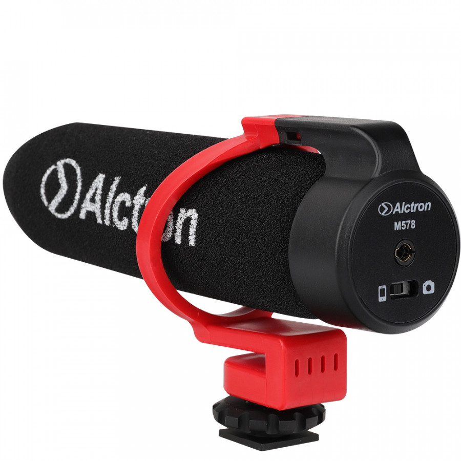 ALCTRON M578 MICROFONO A CONDENSATORE PER VIDEOCAMERA SMATPHONE E TABLET