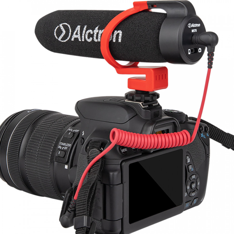 ALCTRON M578 MICROFONO A CONDENSATORE PER VIDEOCAMERA SMATPHONE E TABLET